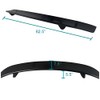 Spec-D Tuning Rear Trunk Wing Abs Spoiler Black Compatible with