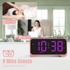 Digital Alarm Clock for Kids, 10 RGB Phantom Dynamic Colors