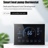 Heat Pump Room Thermostat Temperature Controller 4.8 Inch Color LCD