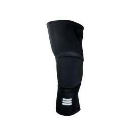 Cumulus Sport Mid-Length Padded Knee Sleeve - Black - Size: Youth Large