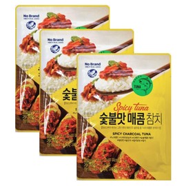 LENITH Spicy Seasoned Charcoal Tuna Chilli Tuna Pouch Protein Every Pouch/Product of Korea Pack of 3