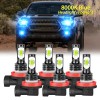 SHENKENUO For 2016-2023 Toyota Tacoma 8000K Front LED Headlight Hi/Lo
