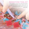 4 Rhinestone Brushes, 10 Pieces Dot Drill Glue, Embroidery Brush