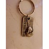 Unbranded 1996 Lead Free Pewter HORSESHOW CRAB KEY CHAIN NEW