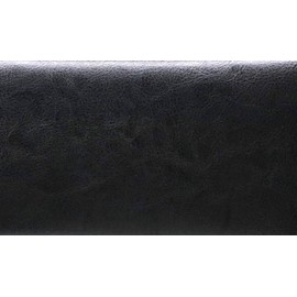 Berkut Vegetable Tanned Leather, Genuine Leather, Long Wallet, Round Zipper, YKK Multi-Zip, Black x Inner Yellow