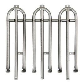 Burner Pipe Set for 3-Bulb Gas Grill/Roasting Dish Gas Grill Gastro Roaster Professional Grill Club