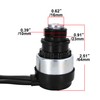 WEIYINGSI 5 Wire Ignition Key Switch with Dustproof/Waterproof Covers for