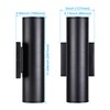 LEONLITE Integrated LED Cylinder Up Down Wall Light, 20W 1400lm,