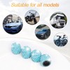 Car Wheel Tire Valve Caps, 4 Pack Handmade Bling Crystal