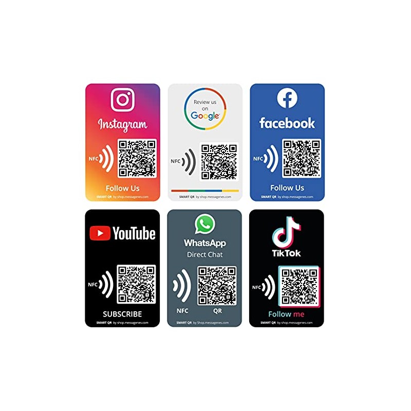 MESSAGENES | YouTube Sticker | 1 Unit Card Size |