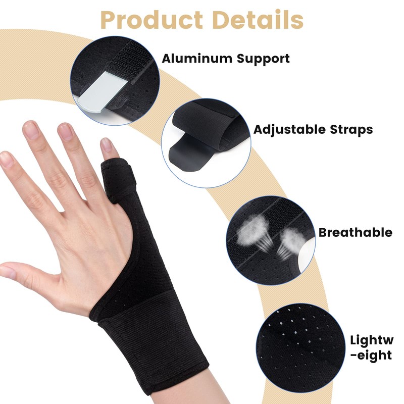 EDNYZAKRN Trigger Finger Splint, Pinky Finger Splints for Broken Fingers,