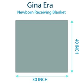 Gina Era Cotton Flannel Receiving Blankets Baby 4 Pcs, Baby Swaddle Blankets, Baby Flannel Blanket 30 X 40 Inch for Boy Girl (STYLE-17)