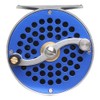 Vintage Classic Fly Fishing Reel,Right/Left Handle Position, Fly Reel (Blue,