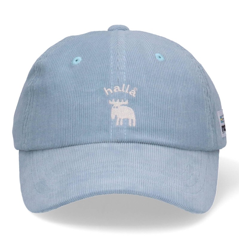 Mozu Kid's Logo Corduroy Cap, Hat, blue