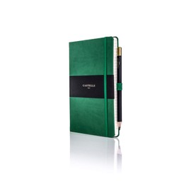 Castelli RQ24/25-928 Medium Lined Ruled Tucson Notebook - Forest Green