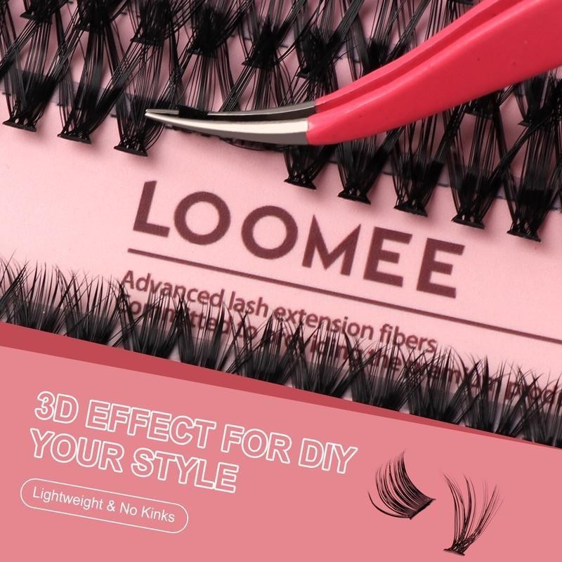 LOOMEE DIY Lash Extension Kit – 280 Mixed Clusters (30D/40D