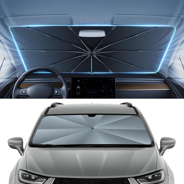 Autorder Windshield Sun Shade Umbrella for 2017-2025 Chrysler Pacifica Minivan