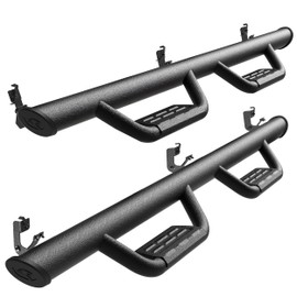 Tyger Auto Tyger Access Running Boards Compatible with 2009-2018 Dodge Ram 1500; 2010-2025 2500 3500; 2019-2024 Classic | Crew Cab | TG-AS2D24005 | Textured Black Drop Step Rail