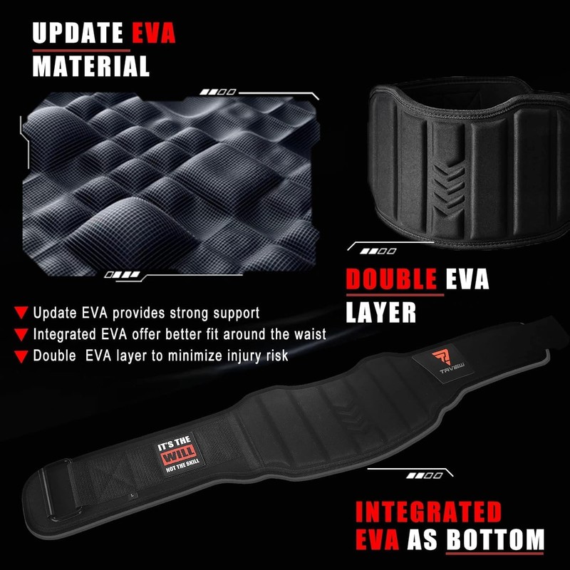 Weight Lifting Belt, Weightlifting Belt,Workout Gym Powerlifting Belt 7 inch,Fitness
