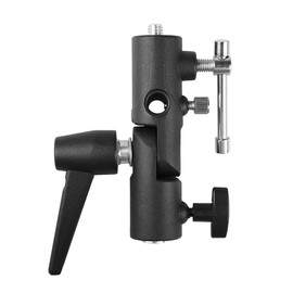 Laroal Flash Head Umbrella Stand H Type Lamp Holder For Light Tripod Flash And Reflective Umbrella Transmitted Light Umbrella Photo Studio 1pcs