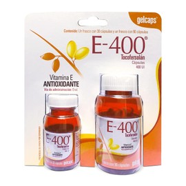 GELCAPS Vitamina E 400mg Dúo 120 Cápsulas Antioxidante