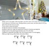 50Pcs Metal Christmas Lights Gutter Hooks Stainless Steel Christmas Lights