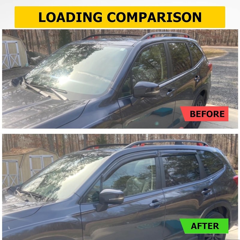 Puermto Side Window Wind Deflector fit for 2015-2019 Subaru Outback,