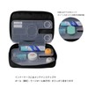 Nittaku 09BK/BL Racquet Case, Color Logo Case, 09BK/BL