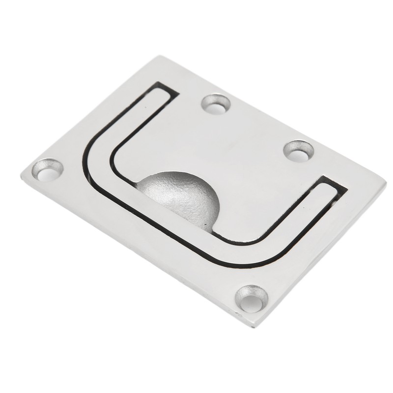 76mm Flush Pull Handle Square 316 Stainless Steel Polishing Lifting