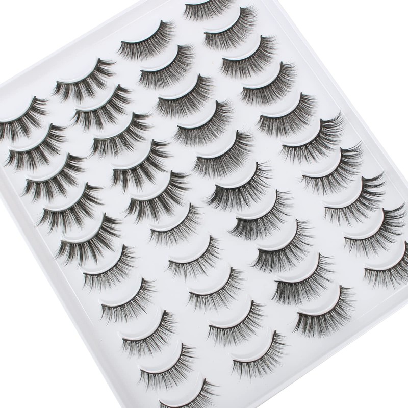 Oreola 3D False Eyelashes Natural Look Artificial Eyelashes, Lightweight, Reusable,