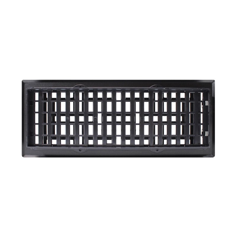Decor Grates AJH412-BLK Oriental Floor Index 4 x 12 Inches