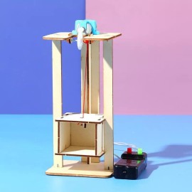 Best Ascensor Eléctrico De Madera Montado Proyecto Educativo Stem