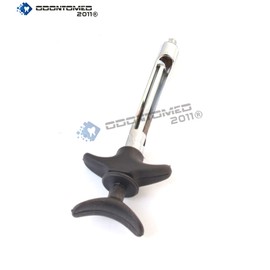 OdontoMed2011 Syringe Instrument 1.8ml Self Aspirating Cartridge Syringe Black Handle