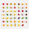 Mini Fruit Figurines for DIY Decoration – 30-Piece Resin Miniature