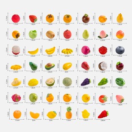 Mini Fruit Figurines for DIY Decoration – 30-Piece Resin Miniature Set for Fairy Gardens, Crafts & Decorative Displays