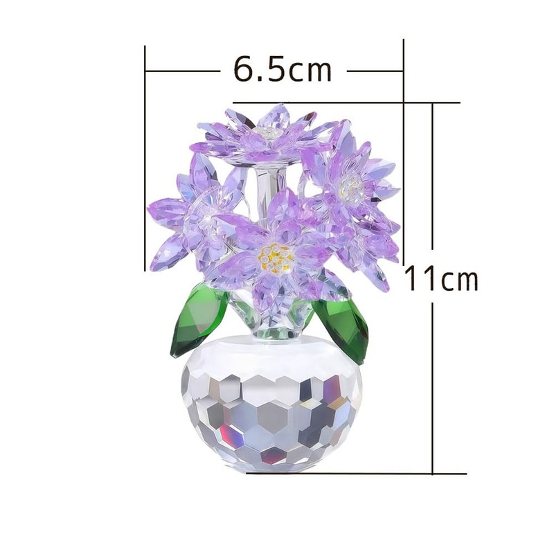 Ｋ9クリスタル クリスタルフラワー 蓮の花 誕生日プレゼント 結婚記念日プレゼント バレンタインデー 置物 インテリア ガラス プレゼント