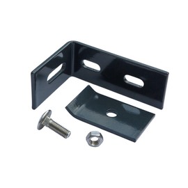 Wall Connection Angle Connector in Anthracite 100 x 65 Fence Grid Mat Holder