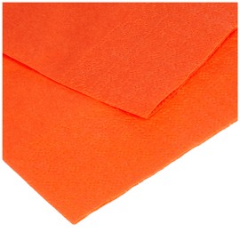 Hanging Lamp ser42207310 Collection, Napkin 40 x 40, 2-Ply, 1/4 Fold, 100 Napkins, 2-Ply Plain with Border, Orange