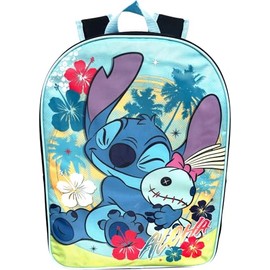 Ruz Stitch Kid's 15" School Backpack (Stitch Aloha)