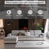 OHSIO OHSIO Sectional Couch Covers, Wear Resistant Stretch Sofa Covers