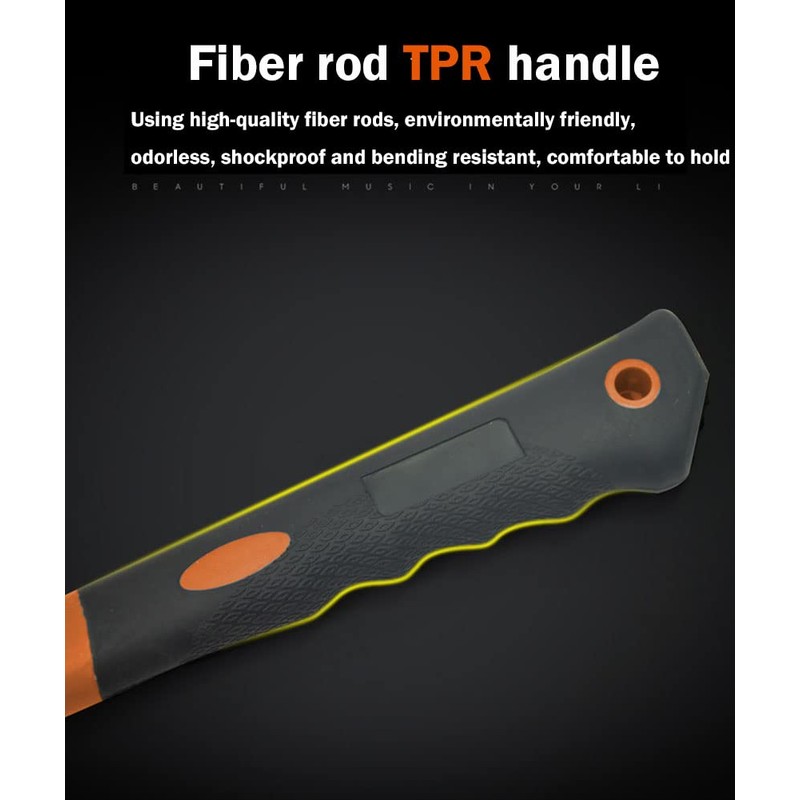 Camping Hammer Heavy Duty with Tent Stake Remover,12" high Carbon