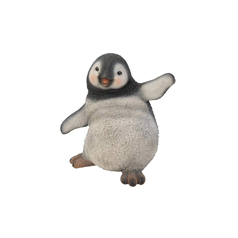Vivid Arts - Sliding Penguin Real Life Resin Ornament -