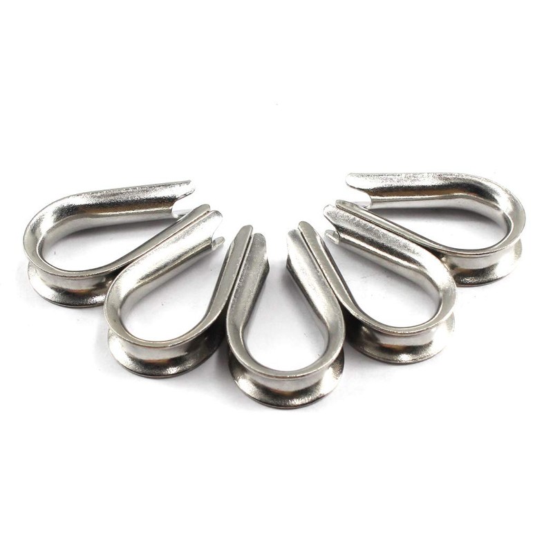 304 Stainless Steel Wire Rope Thimble Cable Thimbles Rig Up