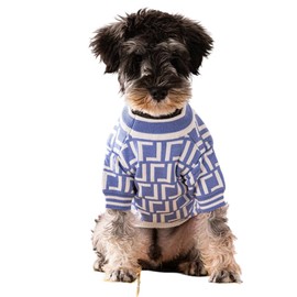 Everything Chic Luxury Dog Sweater – Soft Knit Designer Pet Outfit for Small Dogs & Puppies, XS–L, Stylish Warm Clothing for Yorkies, Chihuahuas, Dachshunds, Maltese, French Bulldog