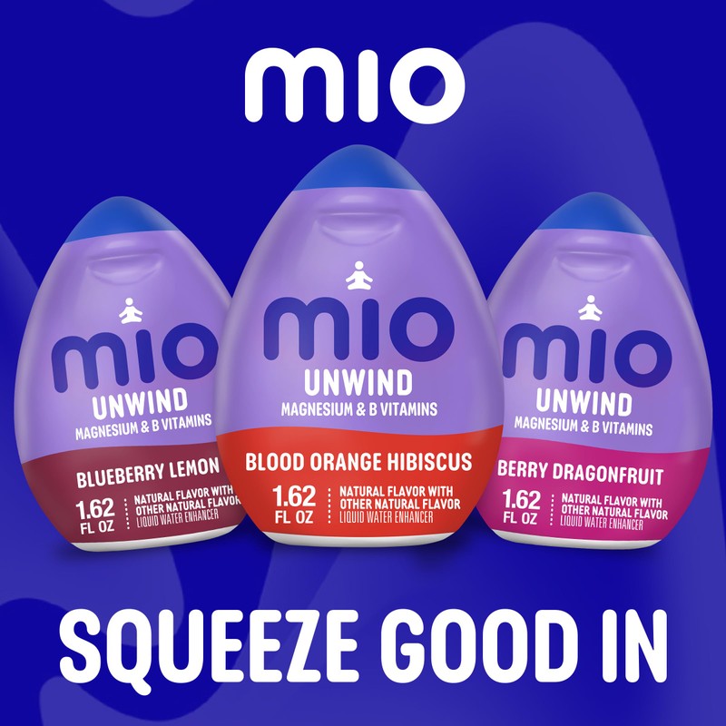 Mio mio Unwind Blood Orange Hibiscus Liquid Water Enhancer with