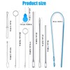 11pcs Drawstring Threader Tool, Flexible Needle Metal Drawstring Threader Tweezers