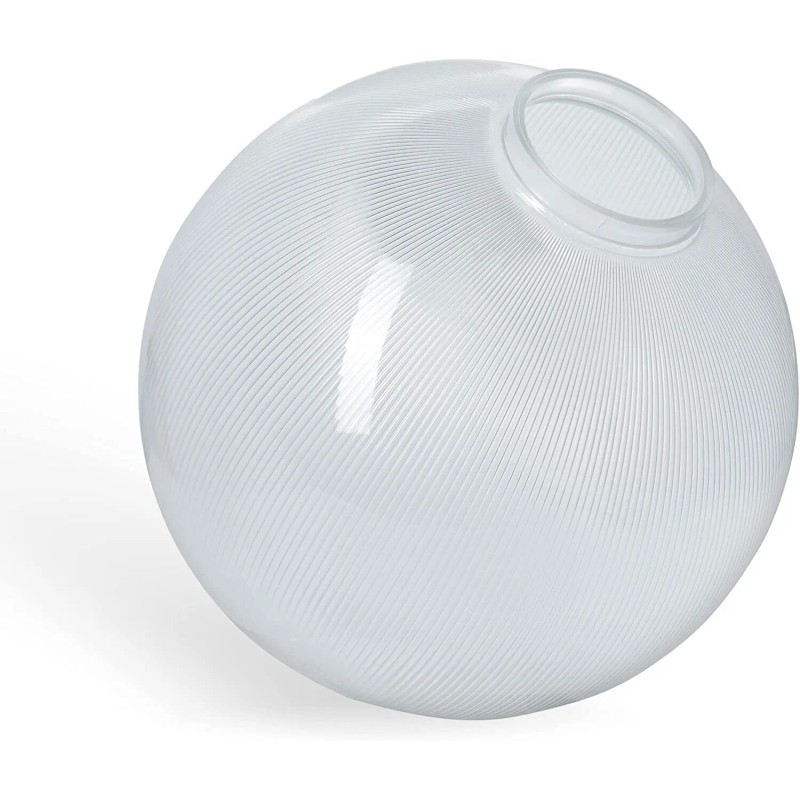 KastLite 10" Prismatic Acrylic Lamp Post Globe | Custom 4-5/8"