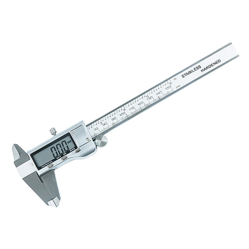 Electronic Digital Vernier Caliper Stainless Steel Measuring Tool 150mm Metric