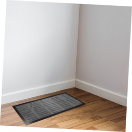 KONTONTY 4pcs Floor Air Vent Covers Vent Filters for Home Practical Screen Covers Mesh Floor Registers Black