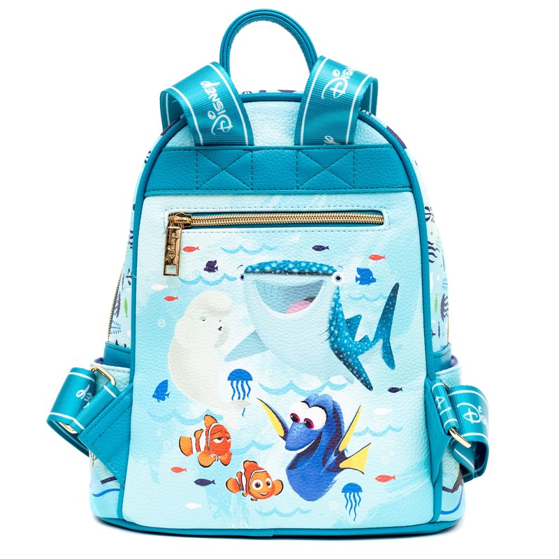 Wondapop Finding Dory - Mini mochila de piel vegano de
